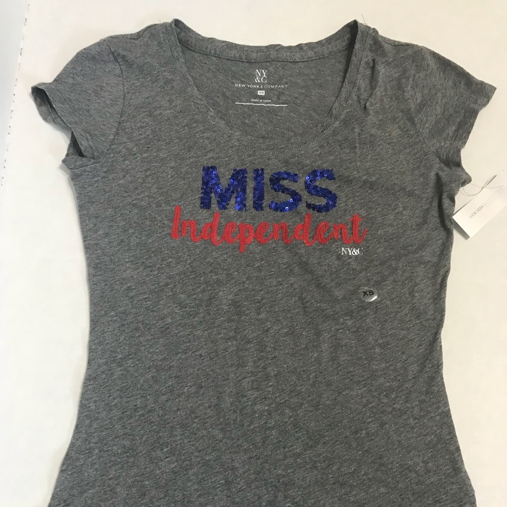 New York and Company T-shirt 4th of July
